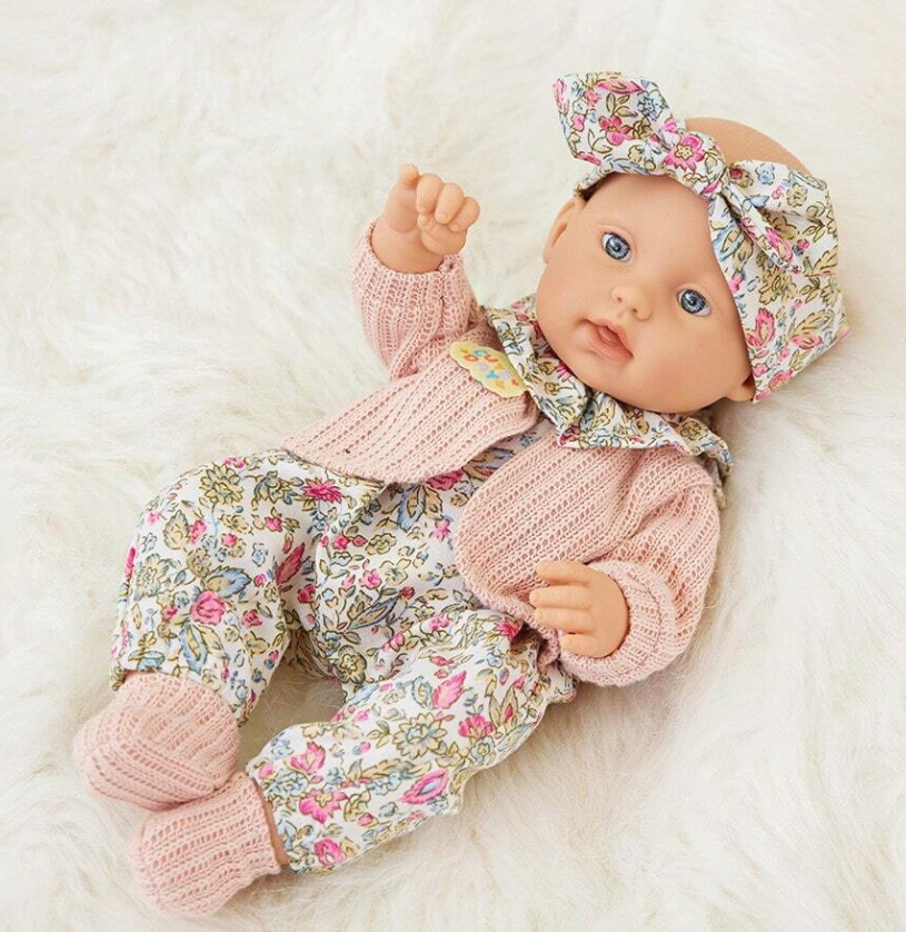 Realistic 12-Inch Vinyl Baby Doll – Soft Lifelike Gift for Kids