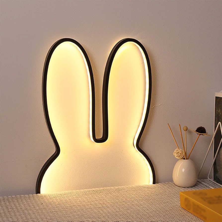 Bunny LED Night Light – Minimal Warm Glow Lamp