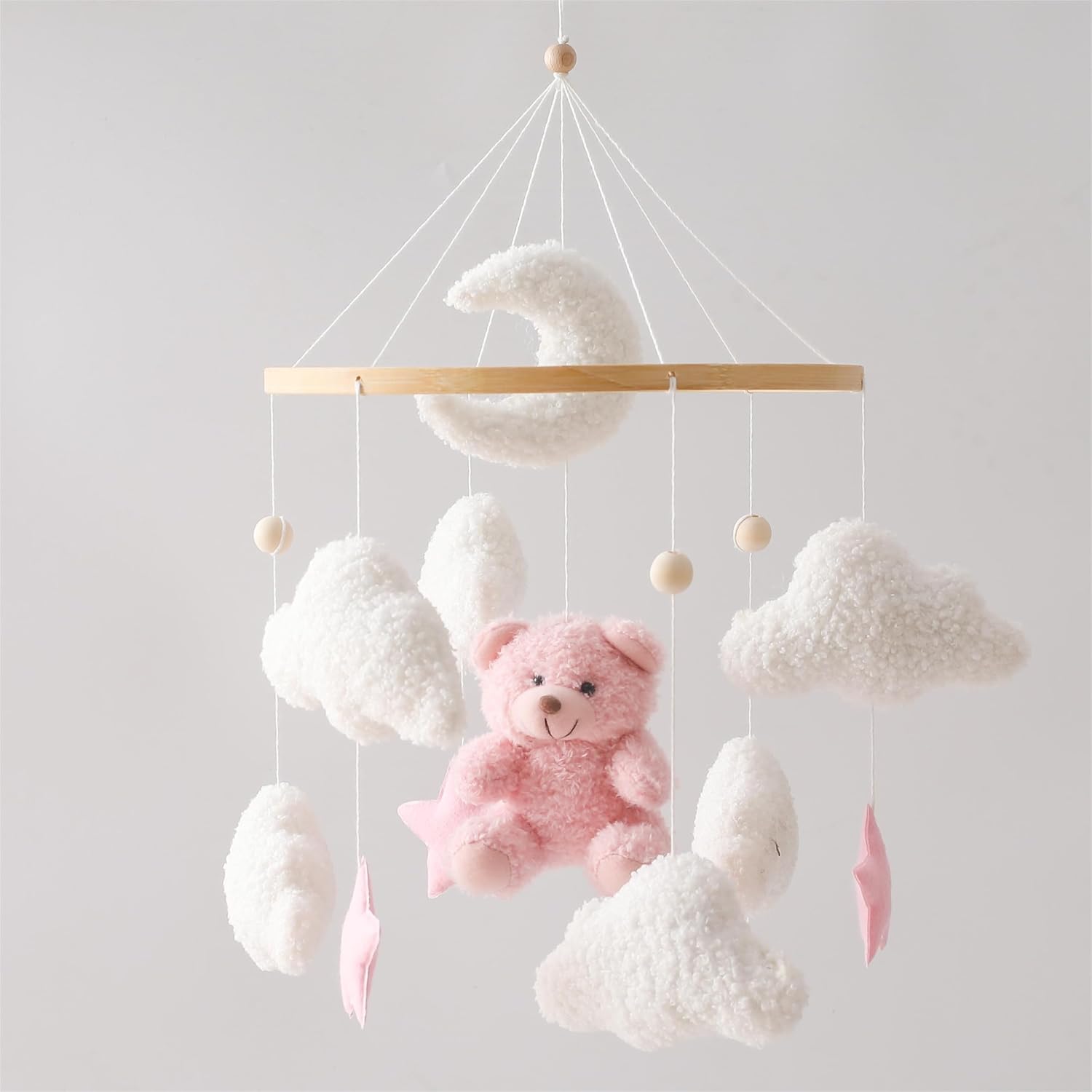 Wooden Baby Crib Mobile