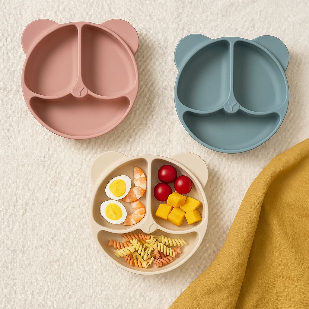 Silicone Bear Suction Bowl