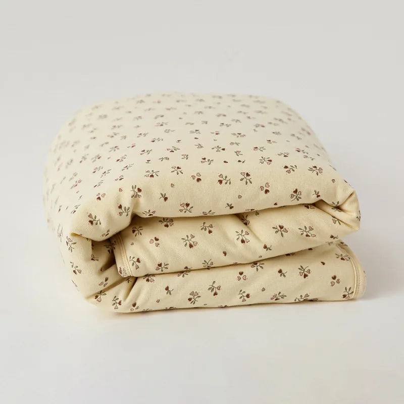 Soft Cotton Baby Mattress – Warm Printed Bedding Pad | 85×100cm Winter Comfor
