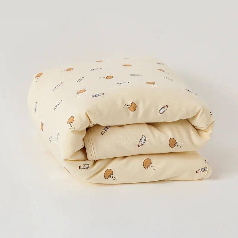 Soft Cotton Baby Mattress – Warm Printed Bedding Pad | 85×100cm Winter Comfor