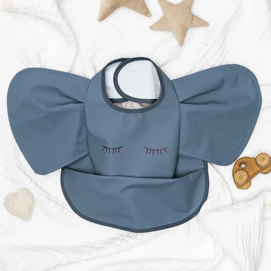 Baby Bib with Bow or Ruffle Design – Waterproof & Easy Clean | 1–3 Years