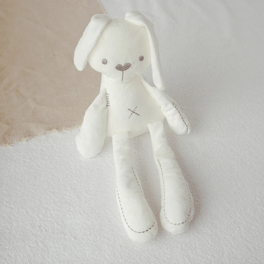 Soft Bunny Plush Toy – Gentle Cotton Doll for Babies & Kids