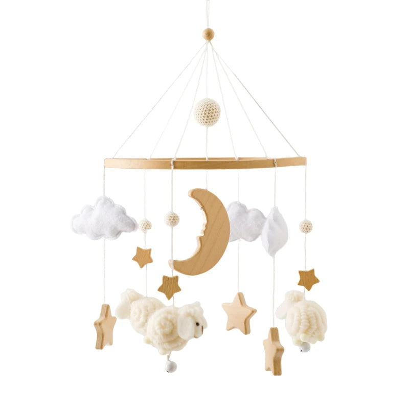 Wooden Baby Crib Mobile