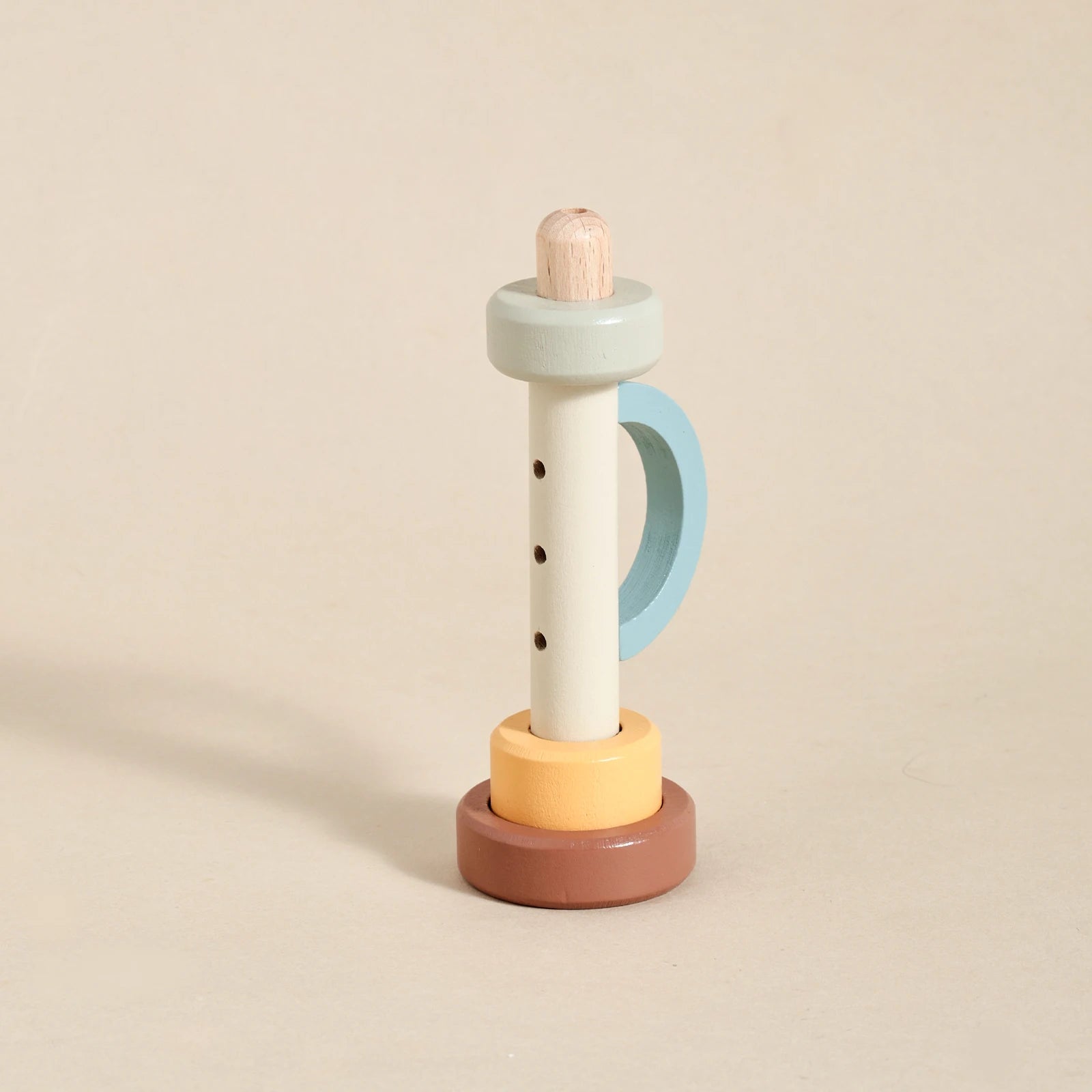 Montessori Wooden Musical Set – Natural Baby Instruments | Xylophone, Drum & Rattles