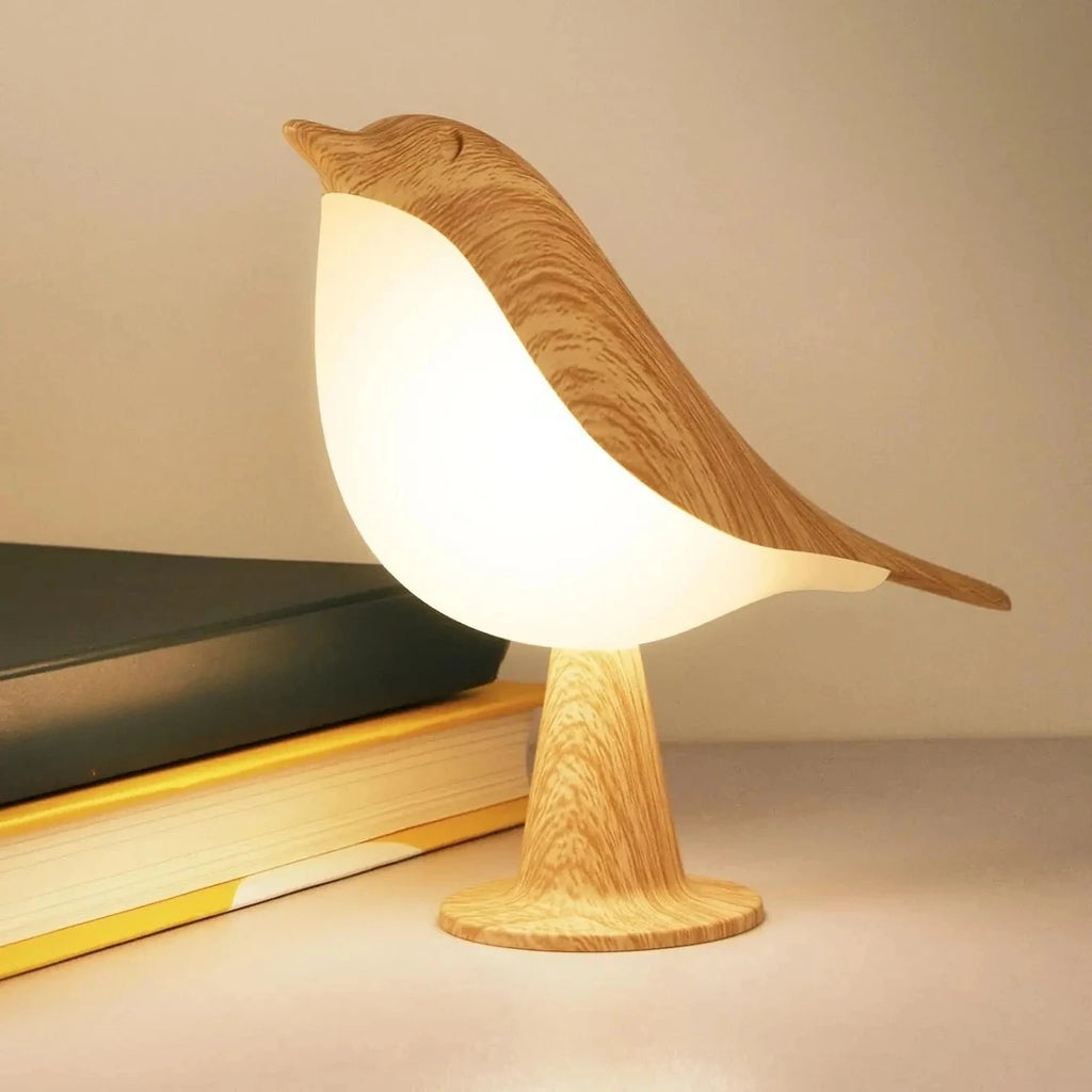 Wooden Bird Night Light – Soft Warm Glow for a Peaceful Nursery