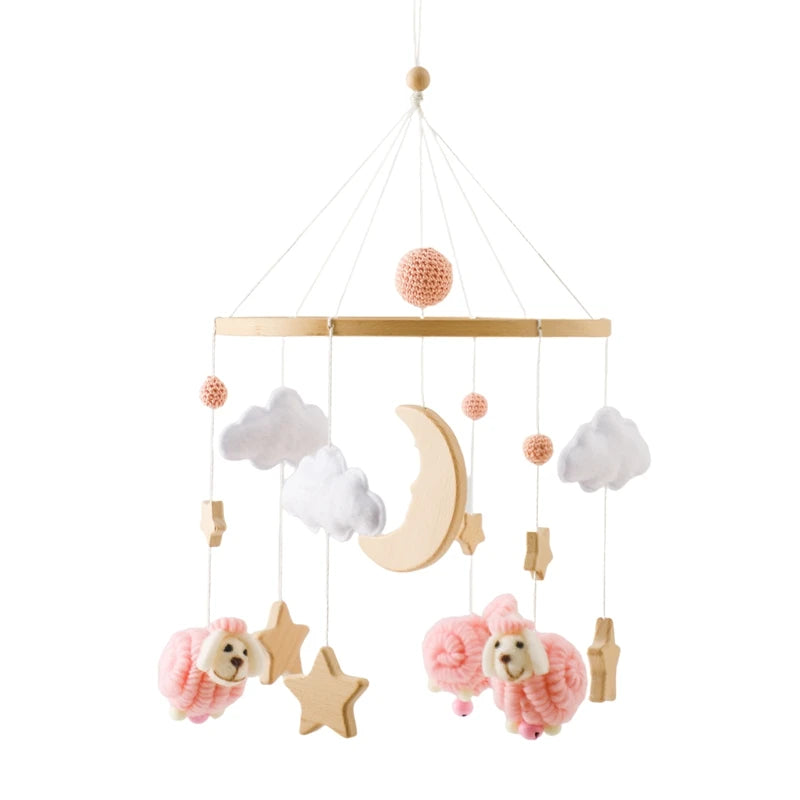 Wooden Baby Crib Mobile
