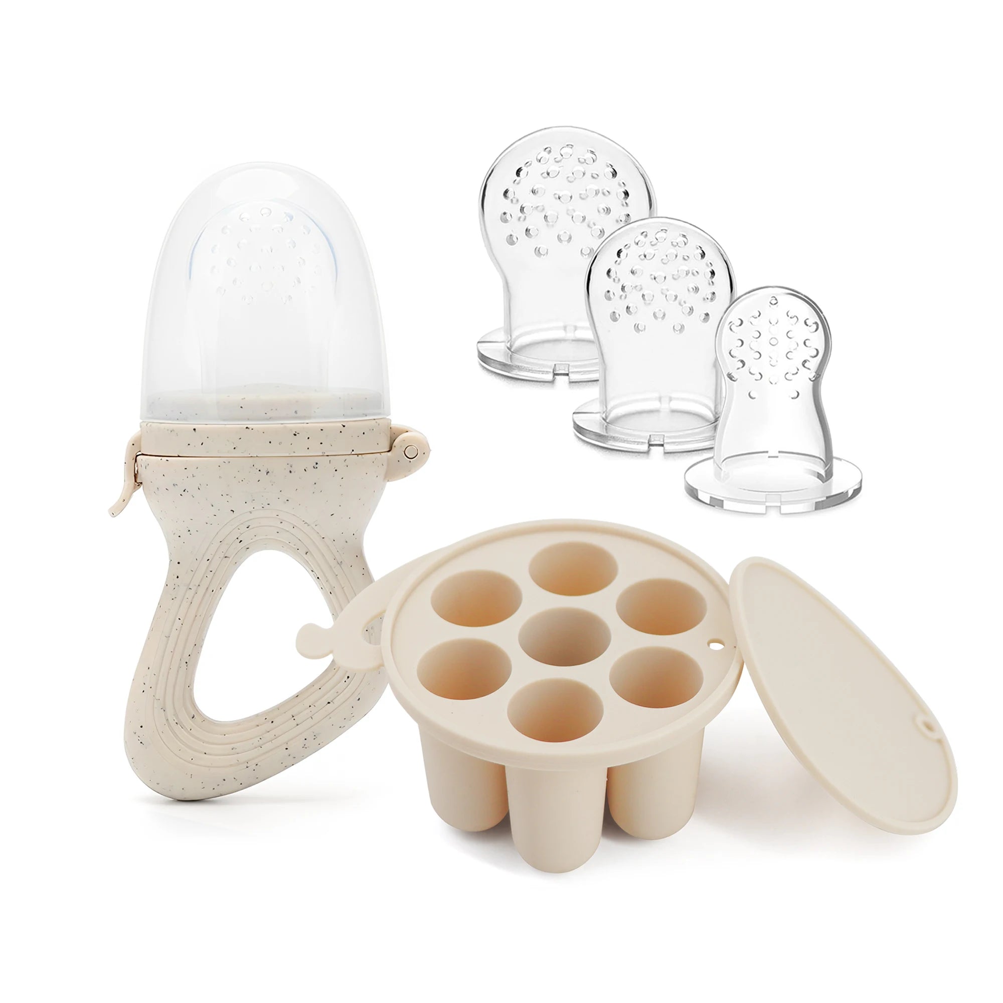 Silicone Baby Fruit Feeder Set