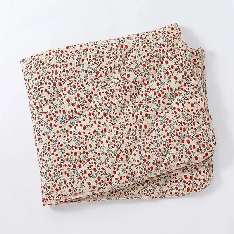 Soft Cotton Baby Mattress – Warm Printed Bedding Pad | 85×100cm Winter Comfor
