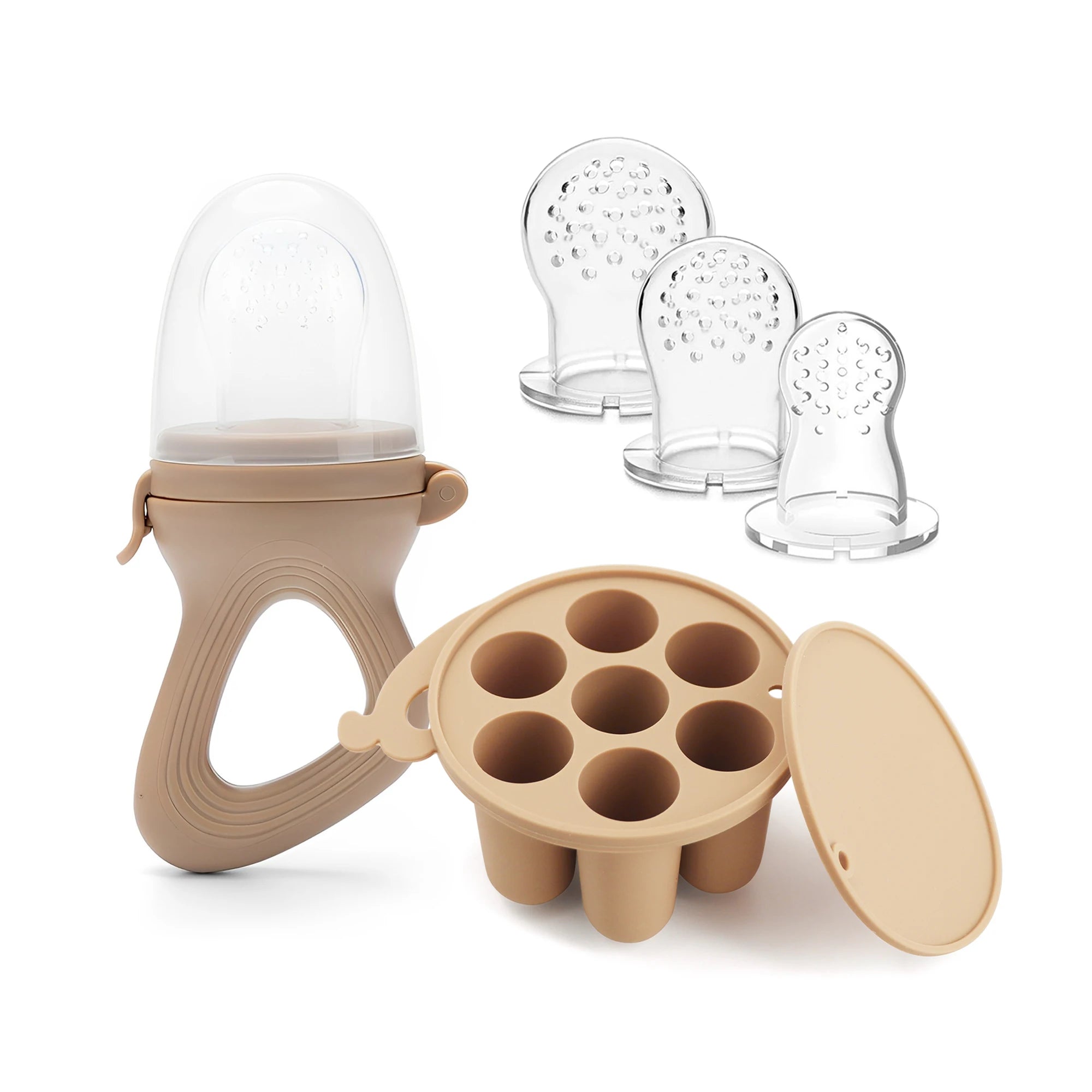 Silicone Baby Fruit Feeder Set