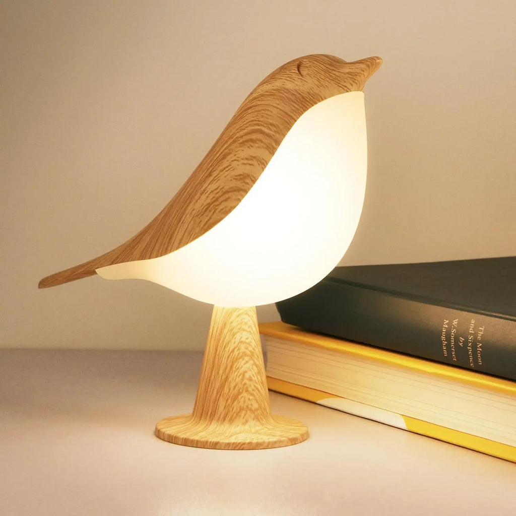 Wooden Bird Night Light – Soft Warm Glow for a Peaceful Nursery
