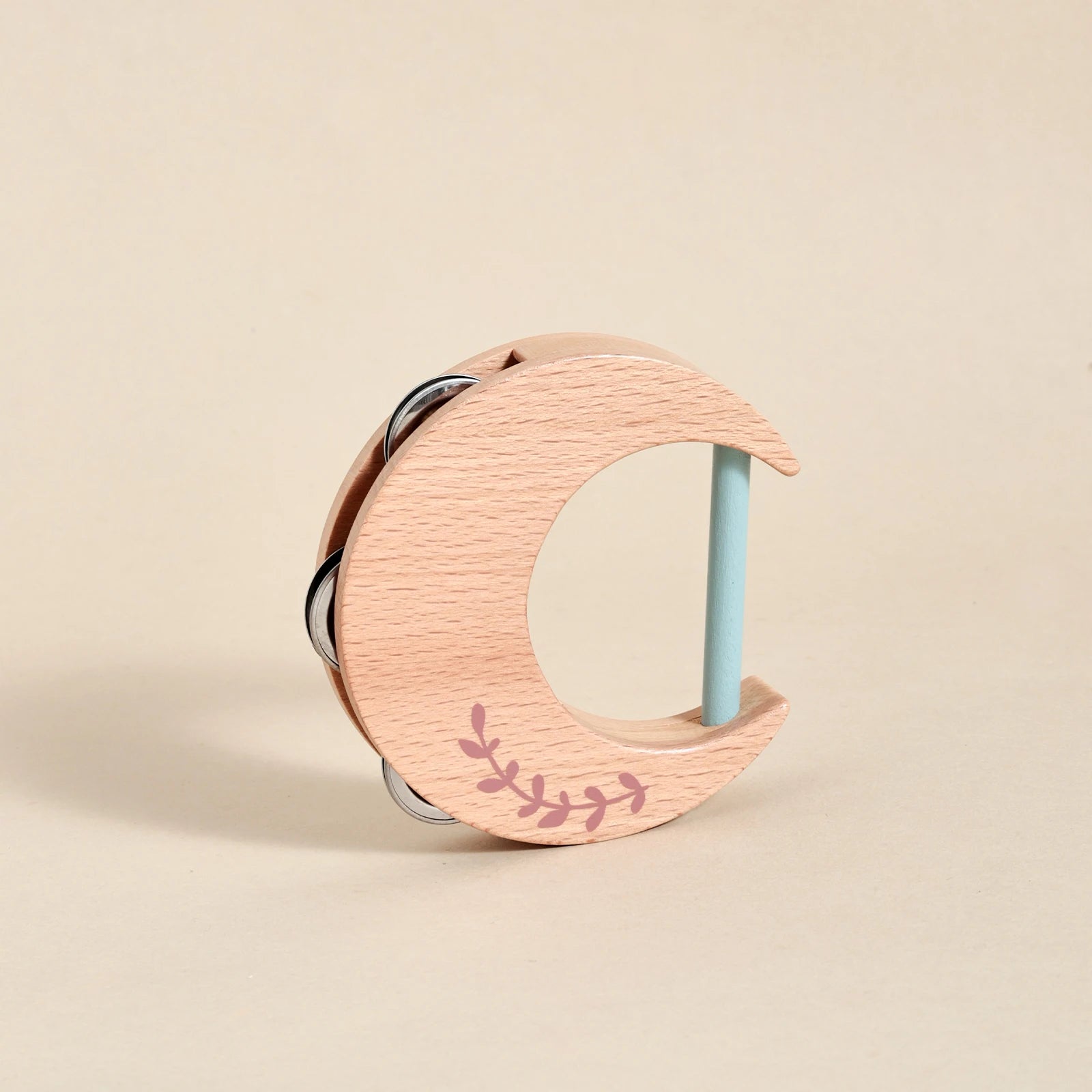 Montessori Wooden Musical Set – Natural Baby Instruments | Xylophone, Drum & Rattles