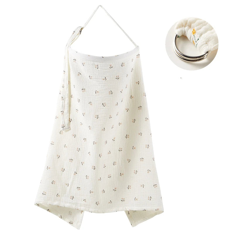 Pure Cotton Nursing Cover – Soft, Breathable & Minimal Design