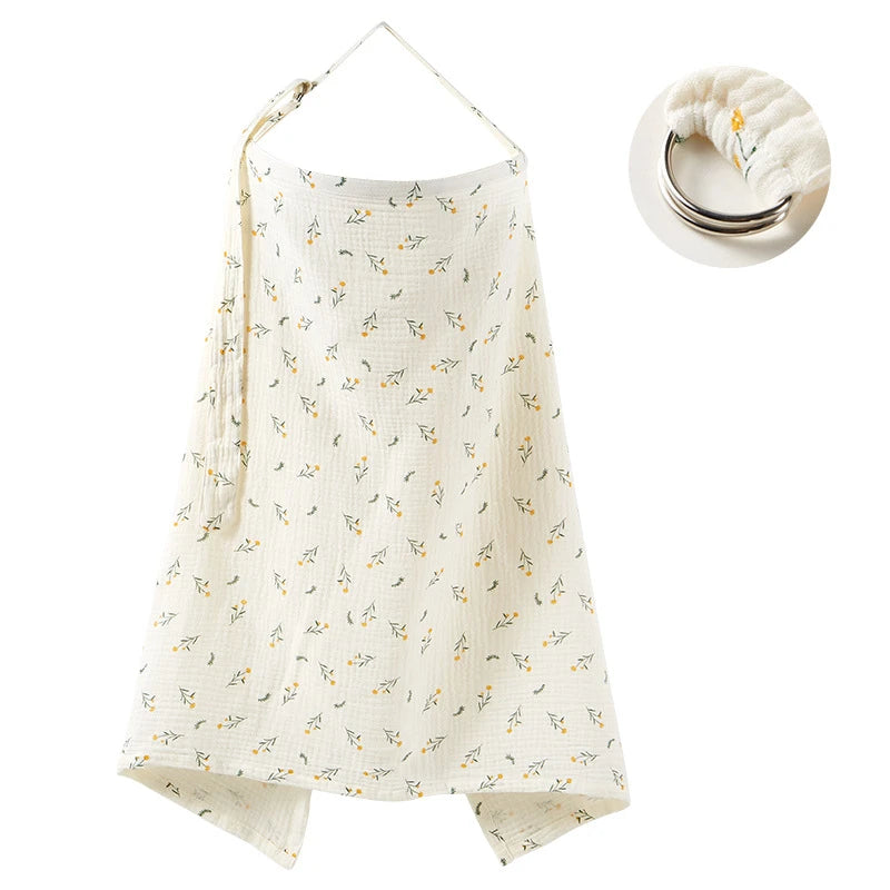 Pure Cotton Nursing Cover – Soft, Breathable & Minimal Design