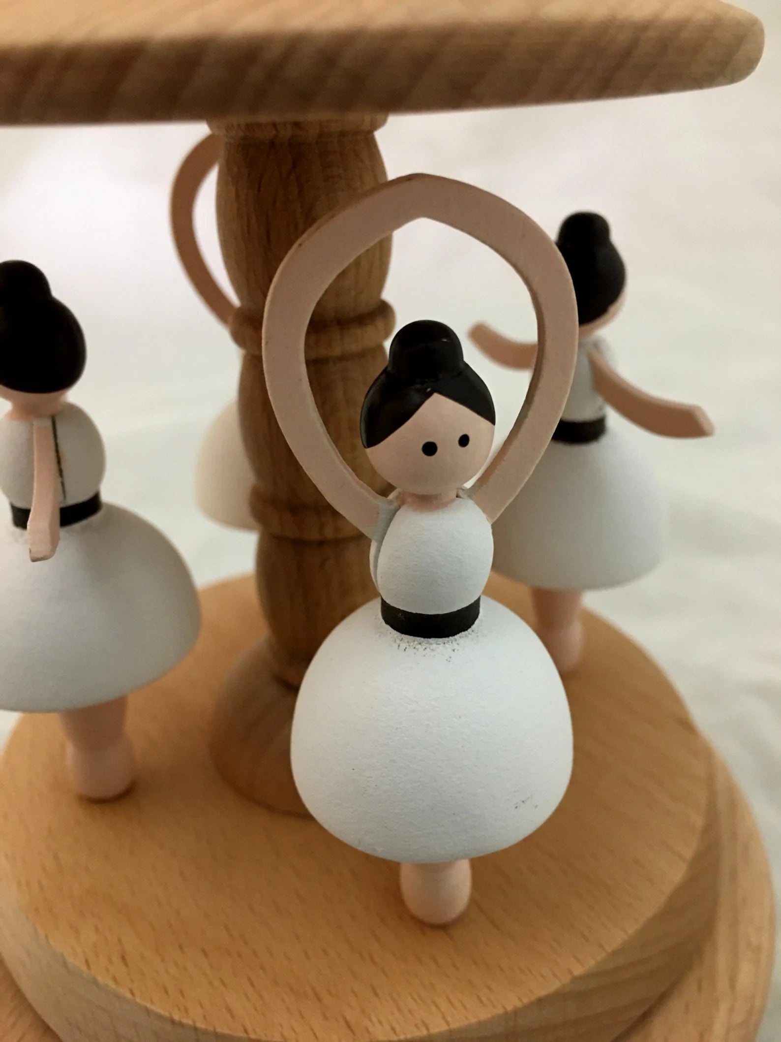 Wooden Carousel Music Box