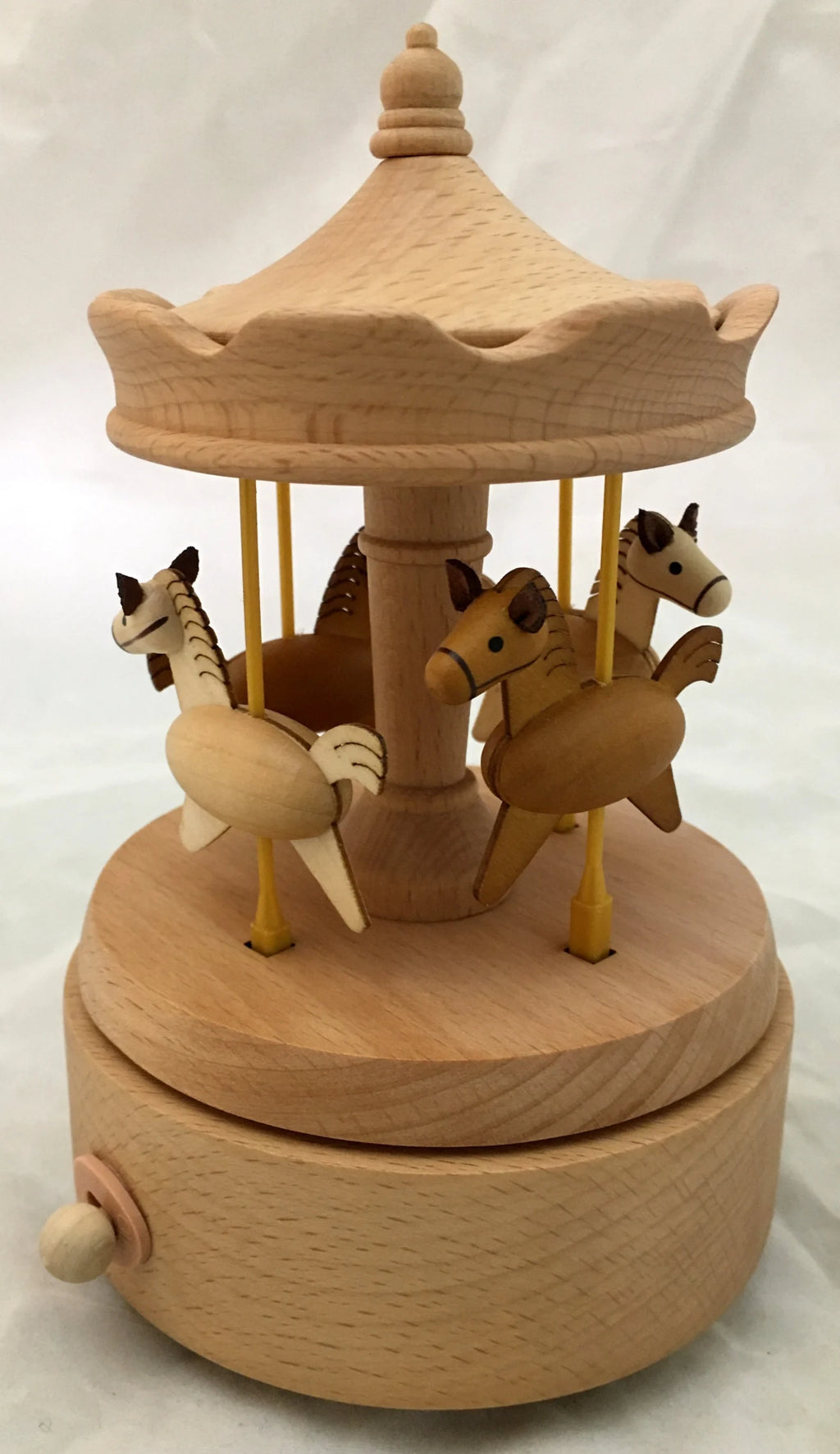 Wooden Carousel Music Box