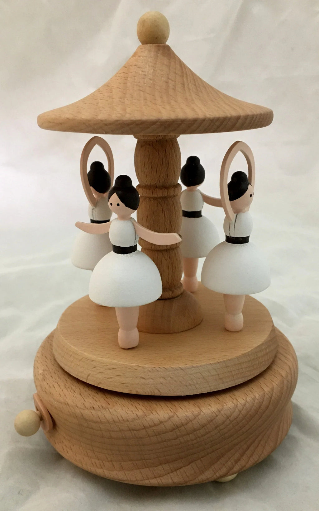 Wooden Carousel Music Box