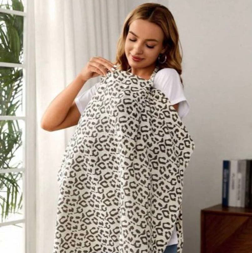 Pure Cotton Nursing Cover – Soft, Breathable & Minimal Design