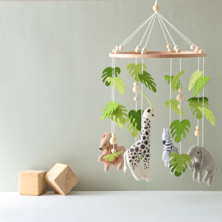 Wooden Baby Crib Mobile